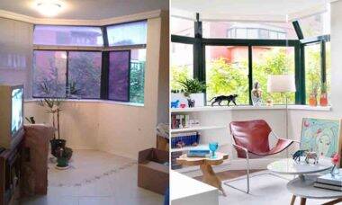 Reforma transforma apartamento de 100 m²; veja antes e depois. Foto: Divulgação