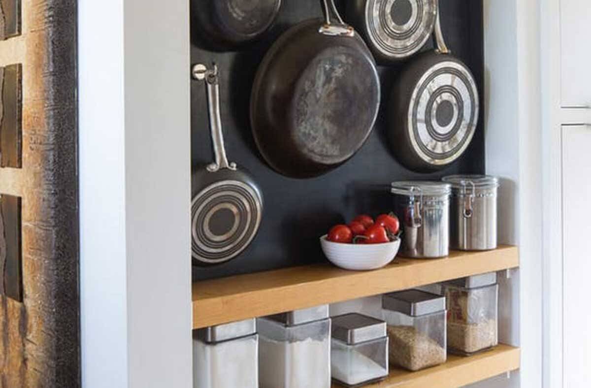 10 truques brilhantes para ganhar espaço em uma cozinha pequena