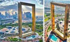 O maior e mais surreal porta-retrato do mundo é inaugurado em Dubai