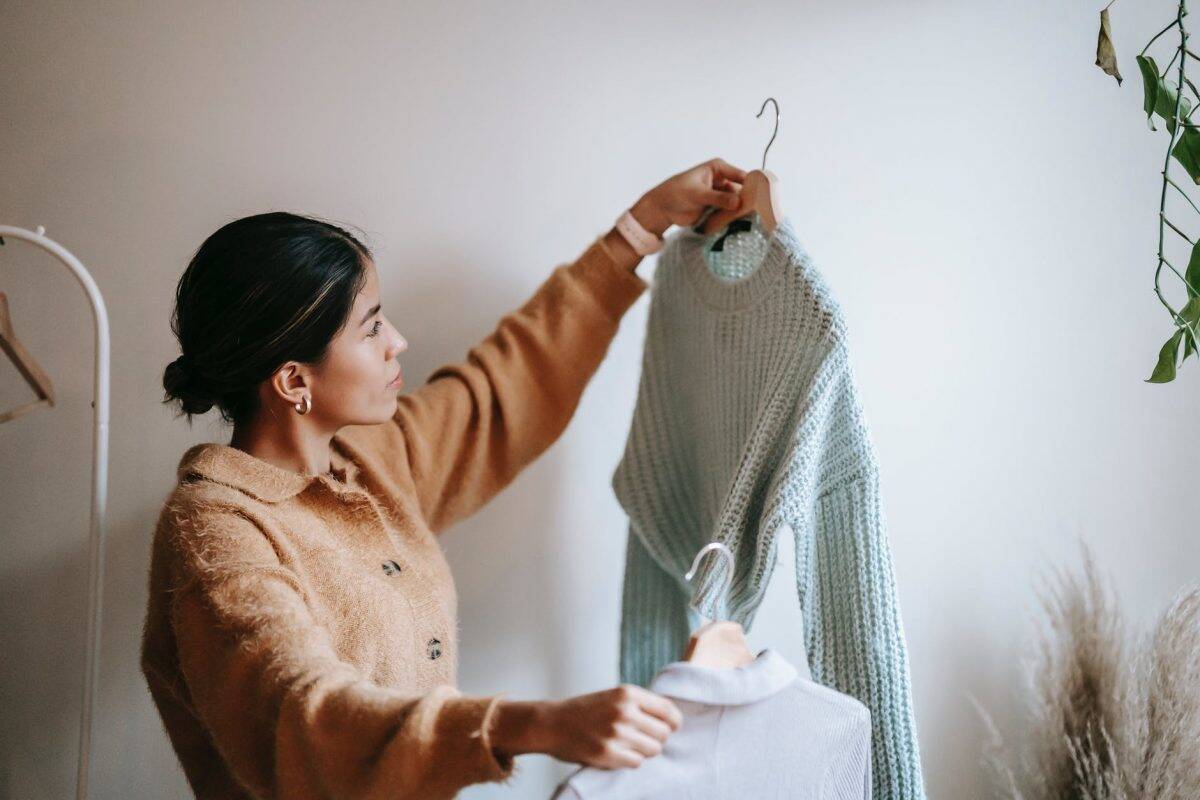 Suéter, caxemira: como uma blusa de lã à mão em 5 etapas fáceis