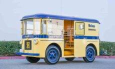 Caminhão de doces de 1933 é restaurado e está à venda. Fotos: Divulgação/Bring a Trailer