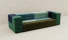 Este sofá inspirado no jogo Tetris pode ser montado como você quiser. Fotos: Divulgação/ Sara Hayat