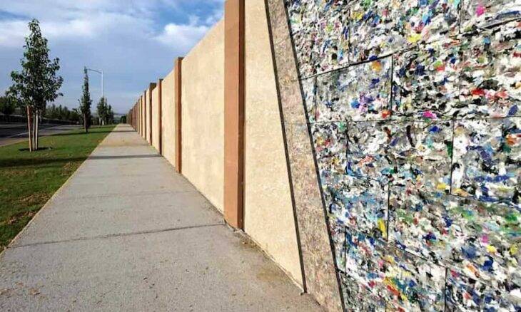 Blocos feitos de plástico reciclado. Foto: Divulgação/ ByFusion