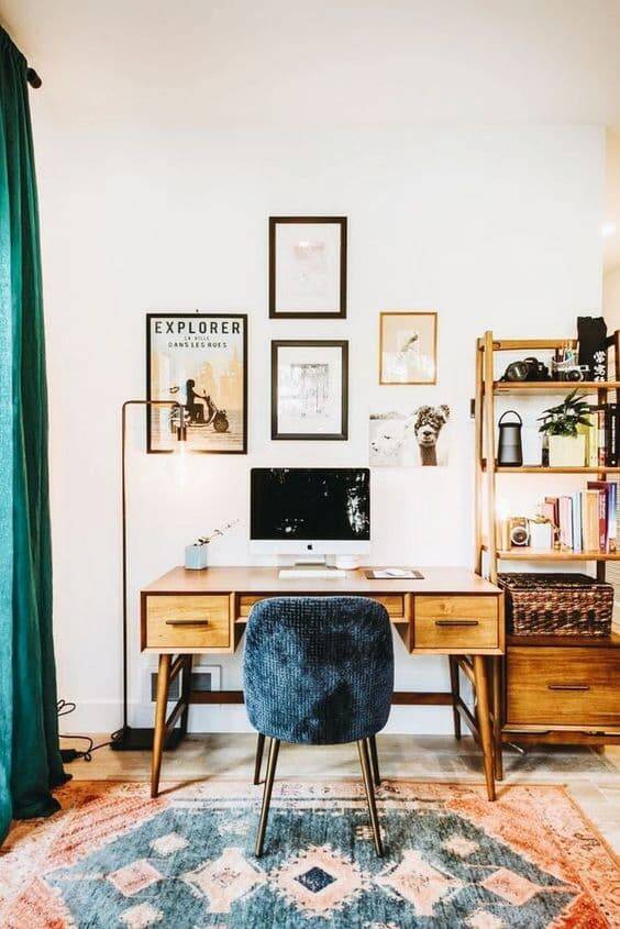 Dicas de decor para um home office agradável e cheio de estilo. Fotos: Reprodução/ Pinterest