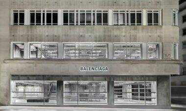 Nova loja da Balenciaga em Londres tem conceito Raw Architecture. Fotos: Divulgação/ Balenciaga