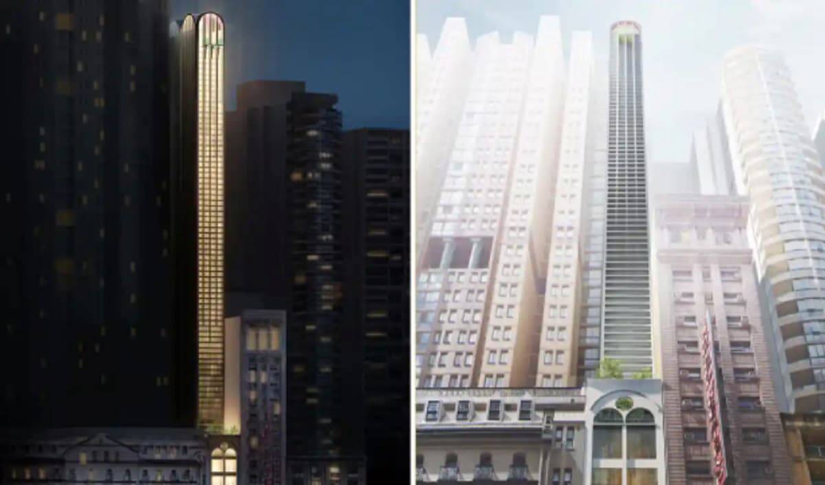 Pencil Tower terá 100 metros de altura e 5 de largura. Fotos: Divulgação/ Durbach Block Jaggers